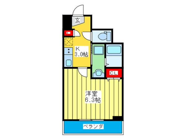 アクティ天満橋の物件間取画像